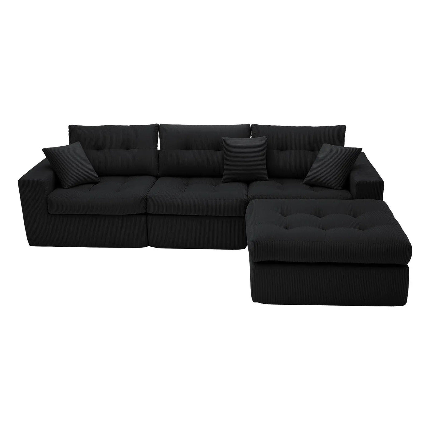 Corner Chaise L-Shaped Sectional Sofa Bed by HouseOfZazla
