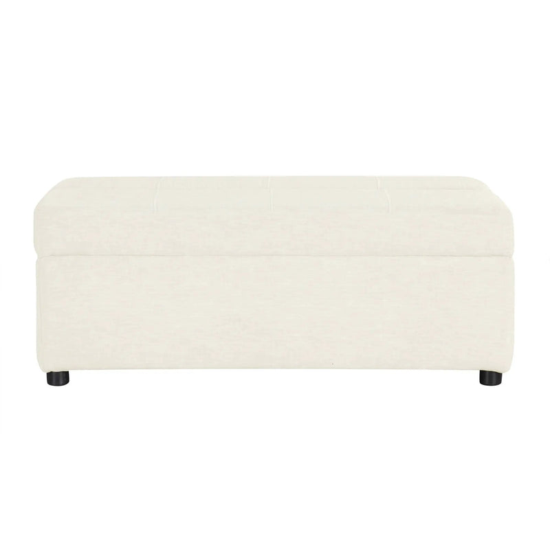 Twin Size Folding Ottoman Sleeper Bed With Mattress Convertible Guest Bed by Unique Piece Furniture