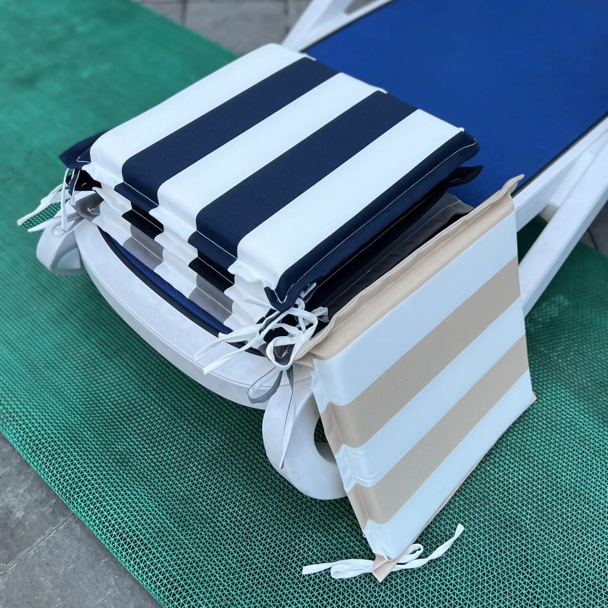 4PCS Outdoor Patio Seat Cushion Replacement with Ties by HouseOfZazla