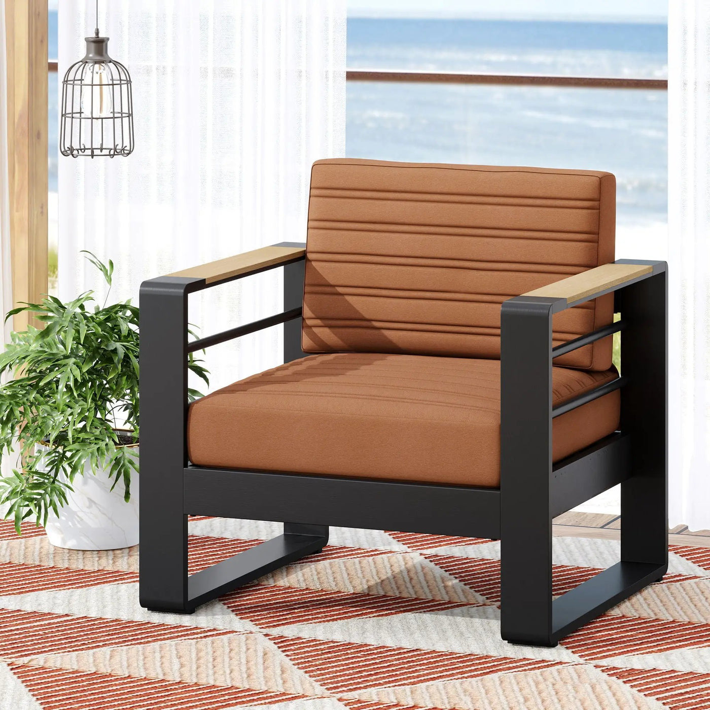 Giovanna Club Chair Set With Aluminum Frame by HouseOfZazla
