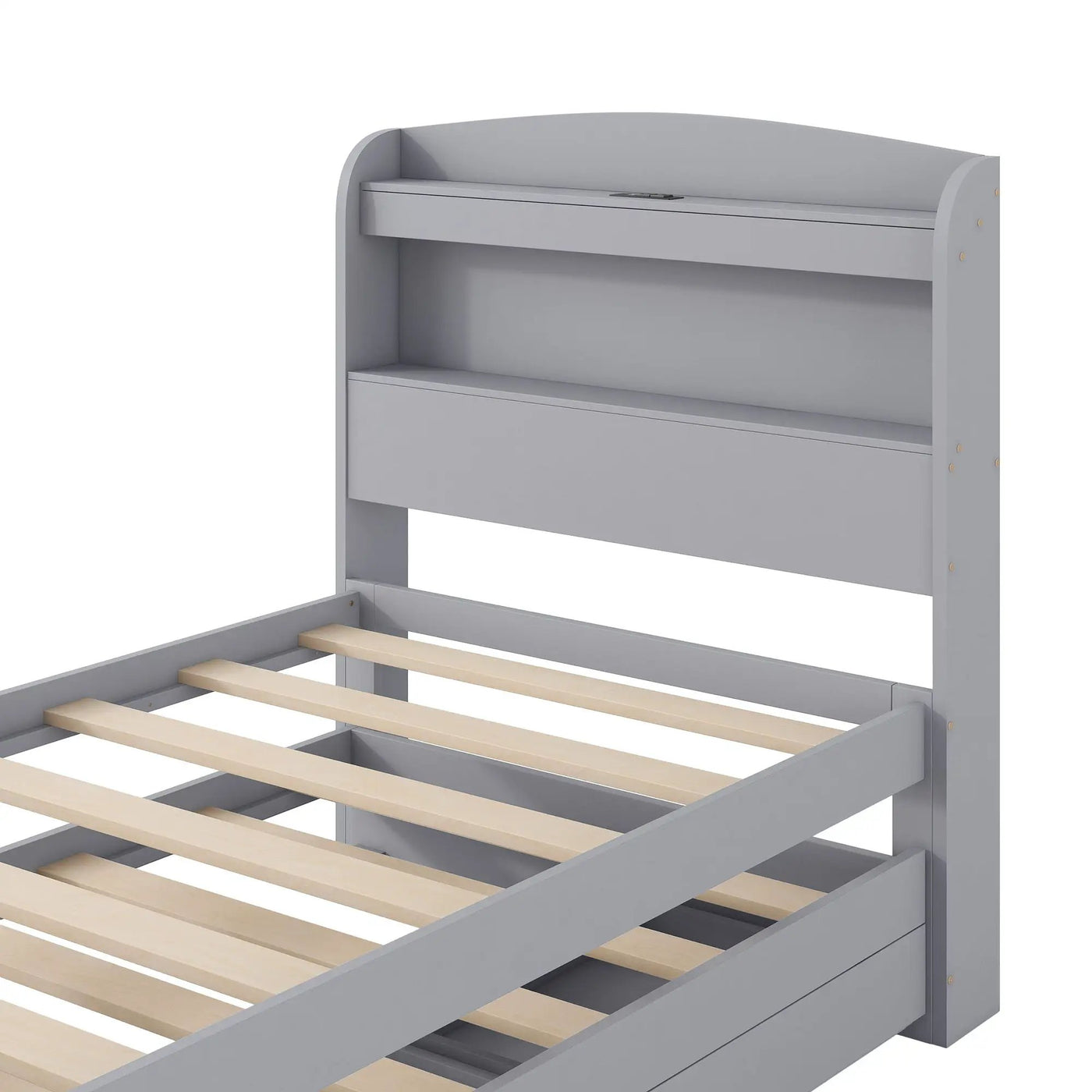 Platform Bed With LED Headboard, Charging Station, Trundle And 2 Drawers by Unique Piece Furniture