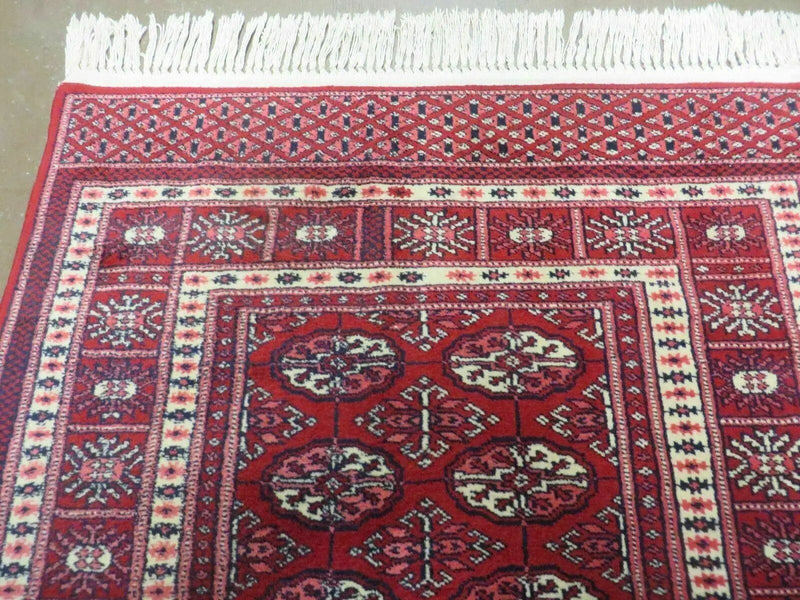 3' X 5' Vintage Fine Handmade Turkoman Bokhara Yamud Rug Carpet Nice by Jewel Rugs