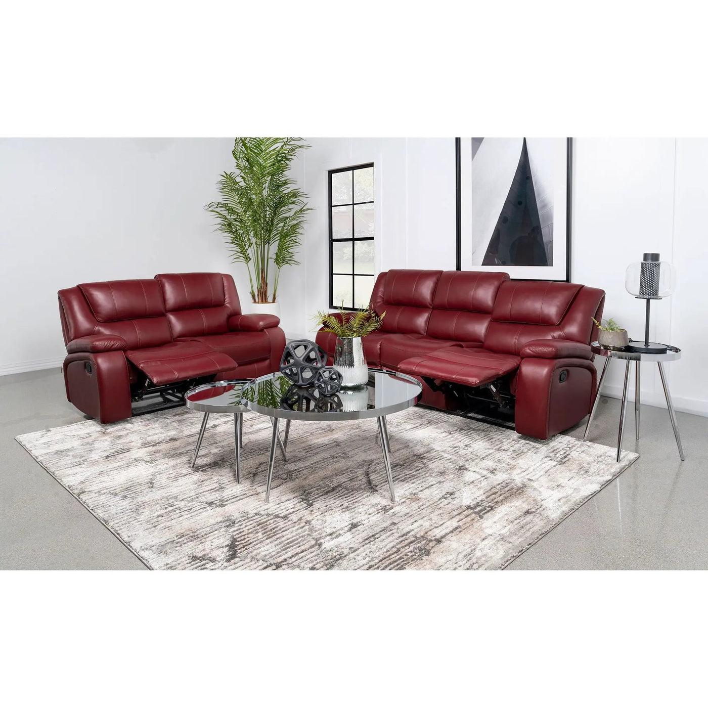 Elodie - Reclining Sofa Set With Manual Recline by HouseOfZazla