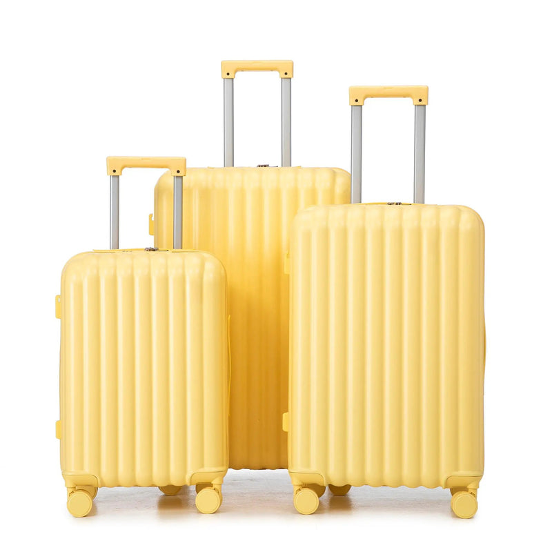20" / 24" / 28" 3 Pieces / Set Spinner Wheel Luggage, Carry On Suitcase, With Cup Holder & USB Port & Phone Holder by HouseOfZazla