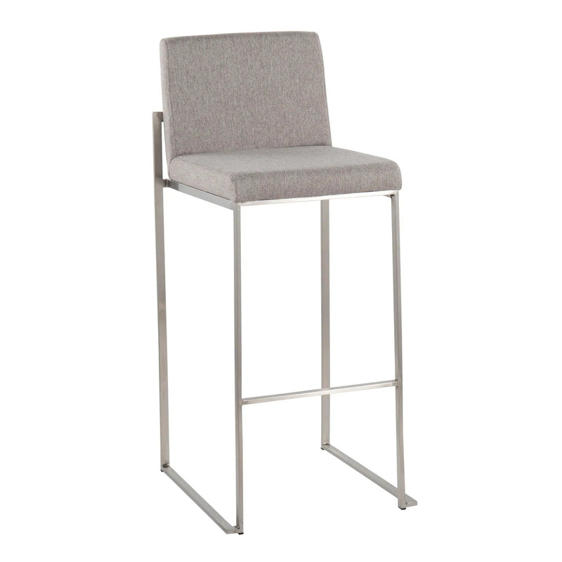 Fuji - Contemporary And Modern Elegance High Back Barstool by Unique Piece Furniture