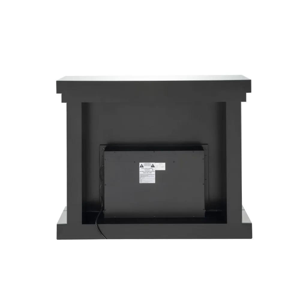 Nysa - 42" Fireplace - Mirrored & Faux Crystals by Unique Piece Furniture