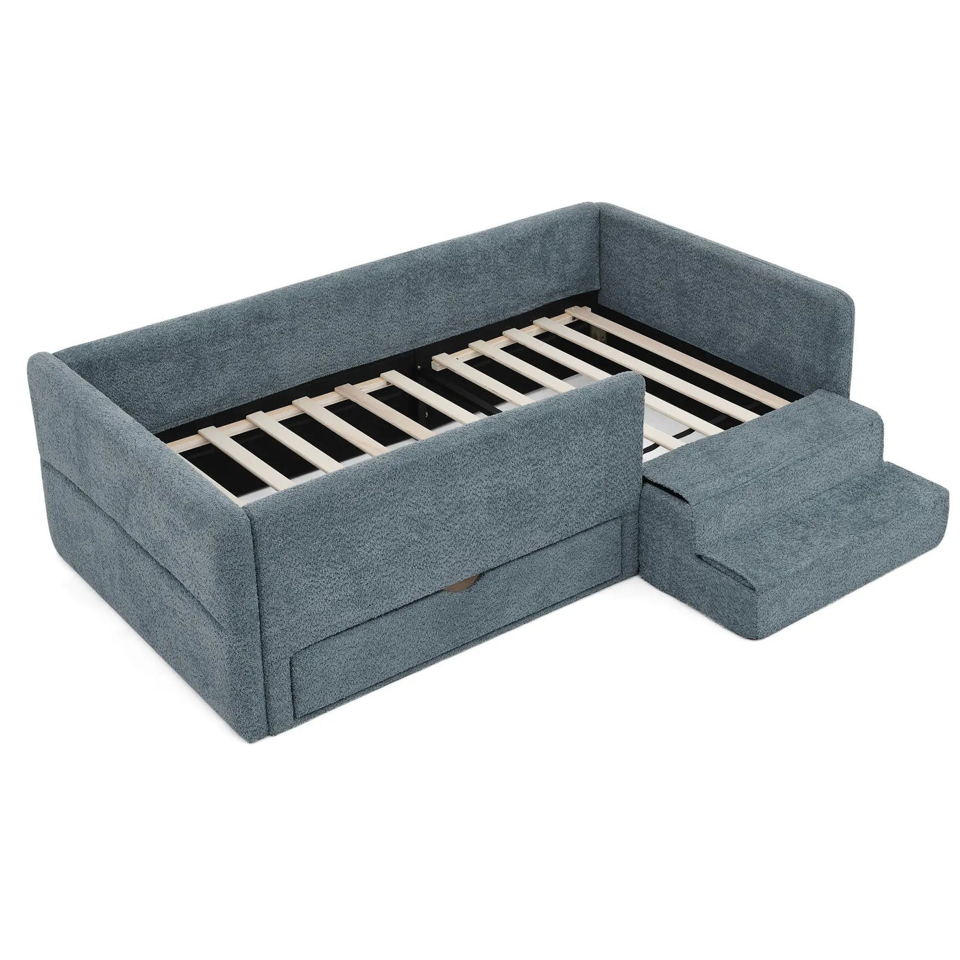 Safe Kids Bed With Guardrails And Storage by Unique Piece Furniture