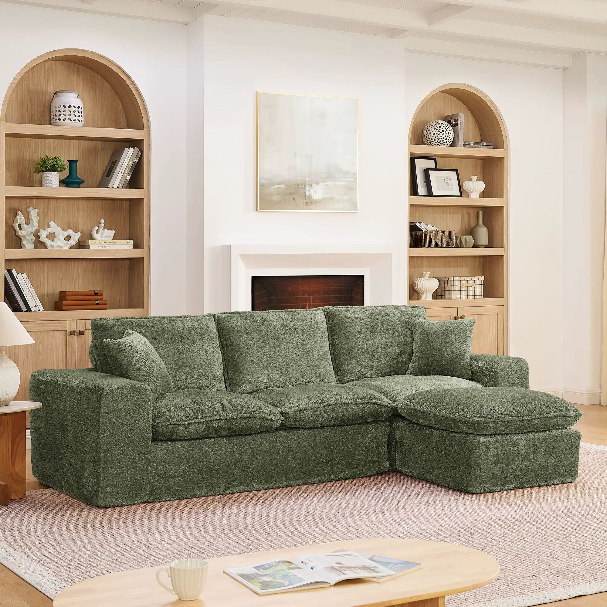 Sectional Sofa With Moveable Ottoman by HouseOfZazla