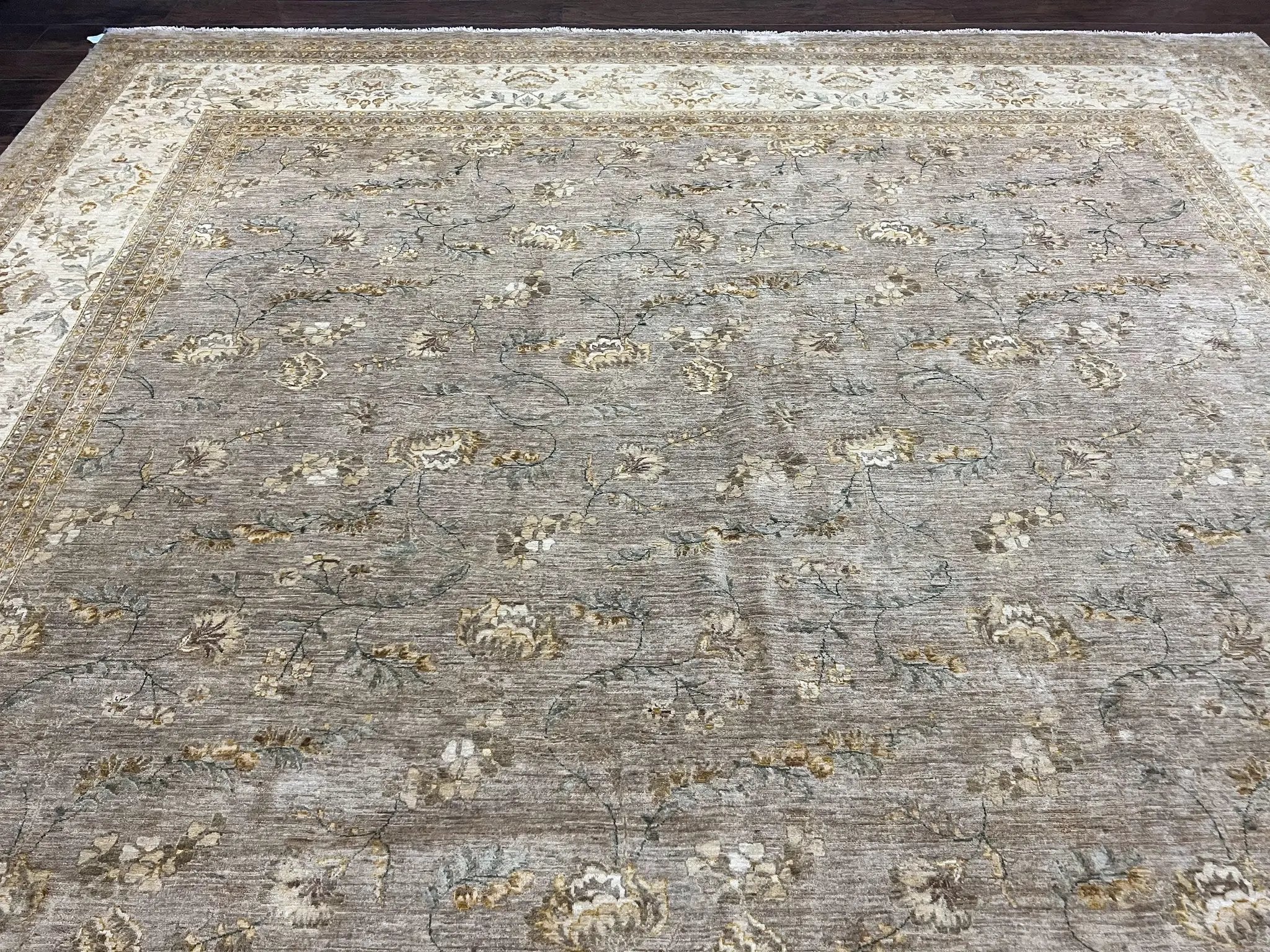 Pak Persian Rug 12x15, Wool Hand Knotted Oriental Floral Carpet, Signed by Master Weaver, 12x15 Large Palace Size Rug by Jewel Rugs