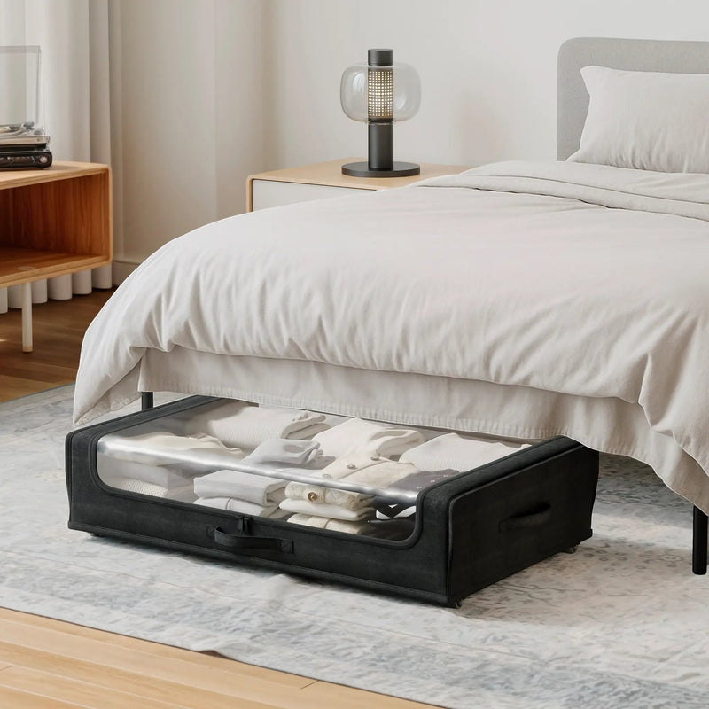 Set of 2 Under-Bed Rolling Storage Containers by HouseOfZazla