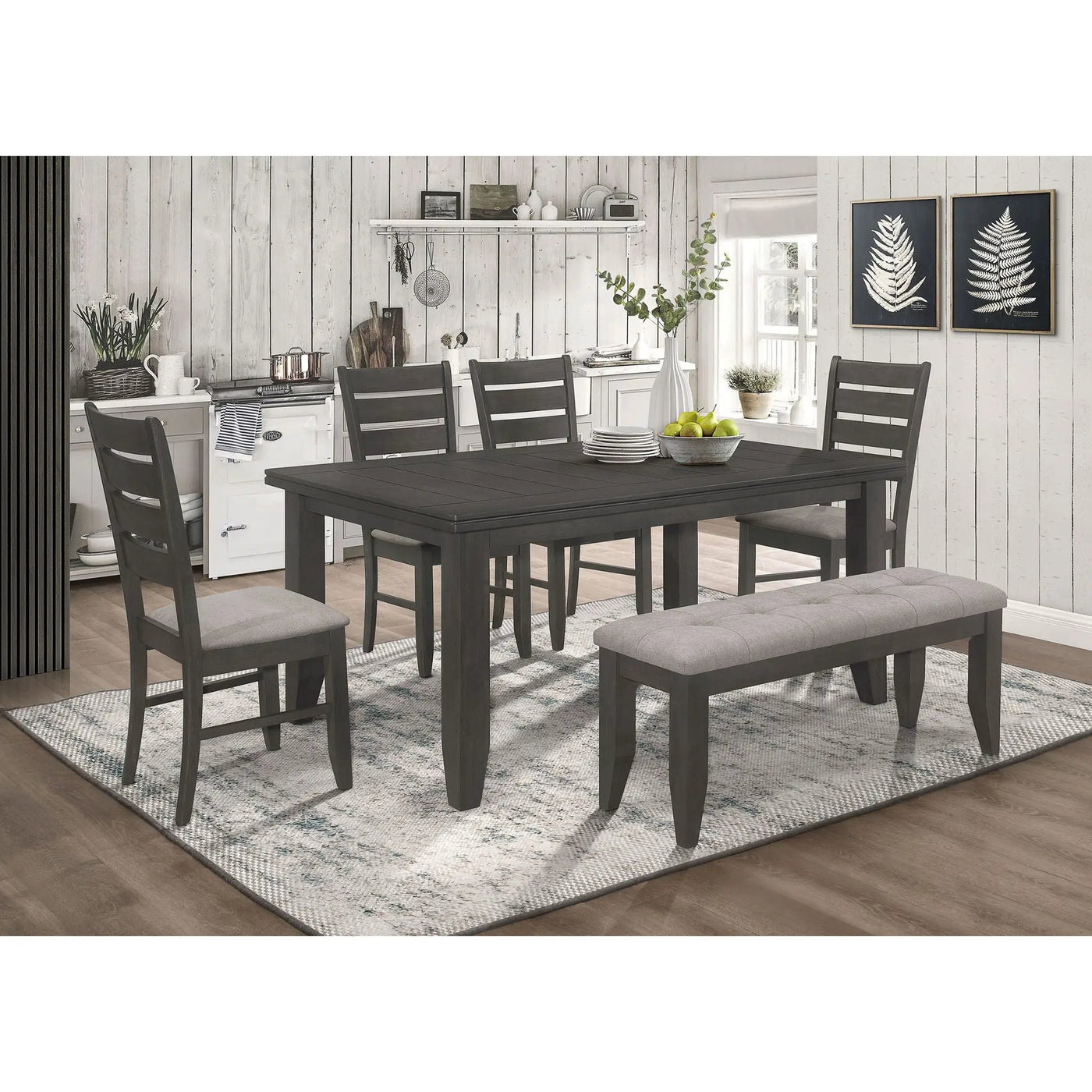 Padded Seat Side Chairs With Tapered Slats (Set of 2) by HouseOfZazla