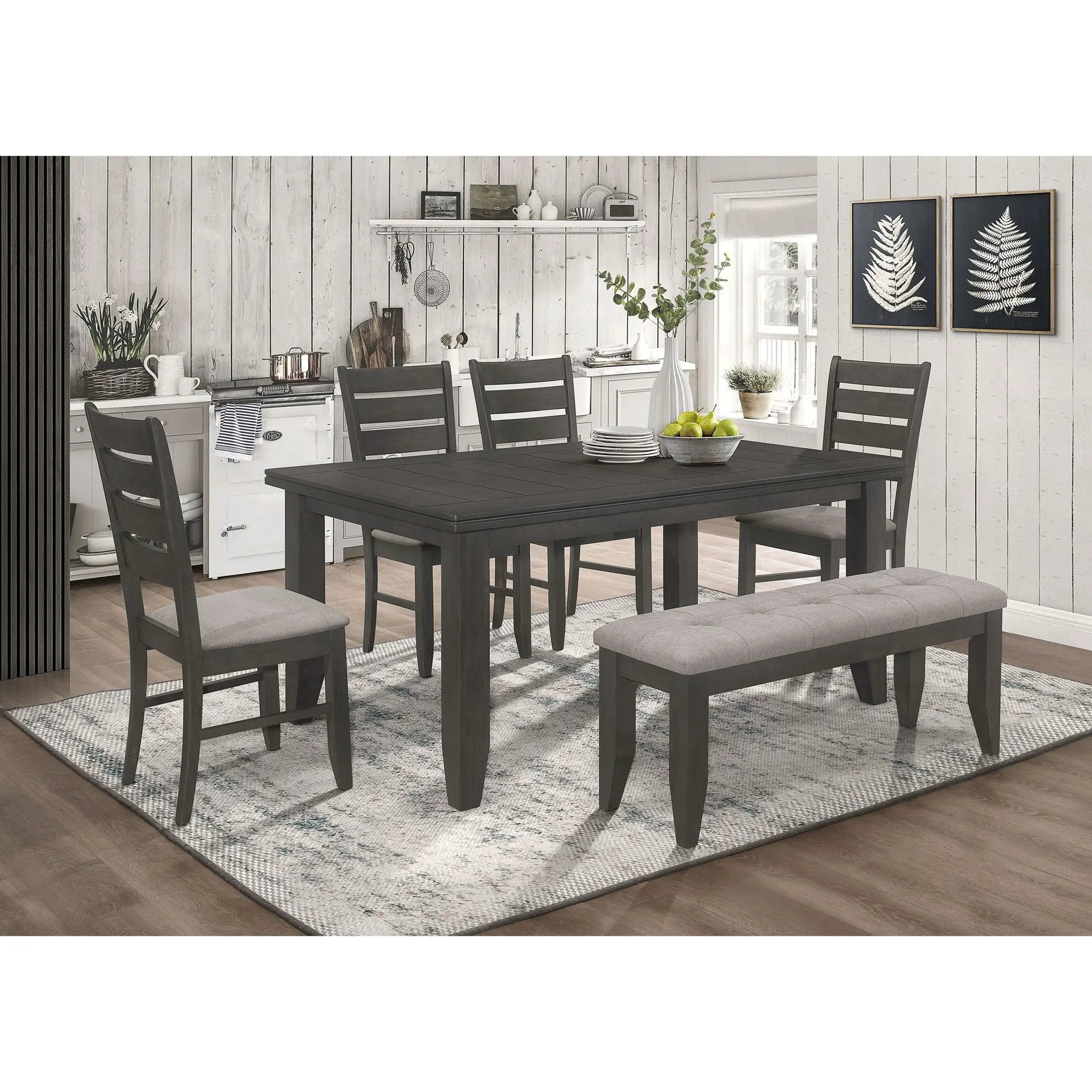 Padded Seat Side Chairs With Tapered Slats (Set of 2) by HouseOfZazla