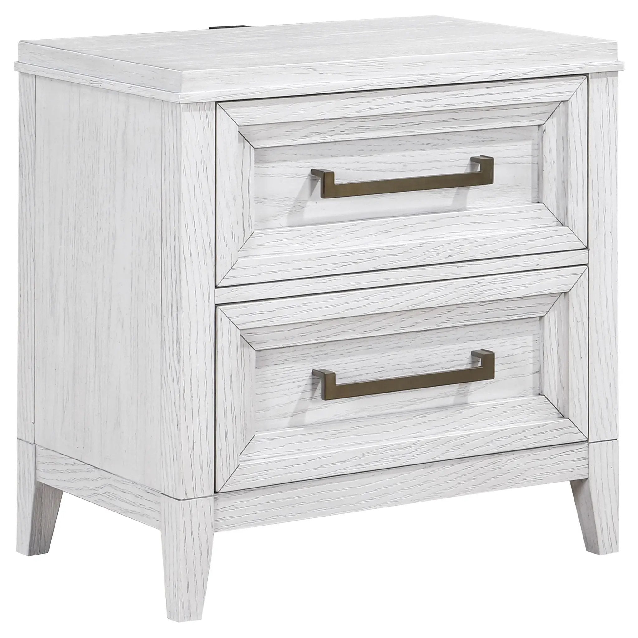Avril - 2 Drawer Nightstand - White by HouseOfZazla