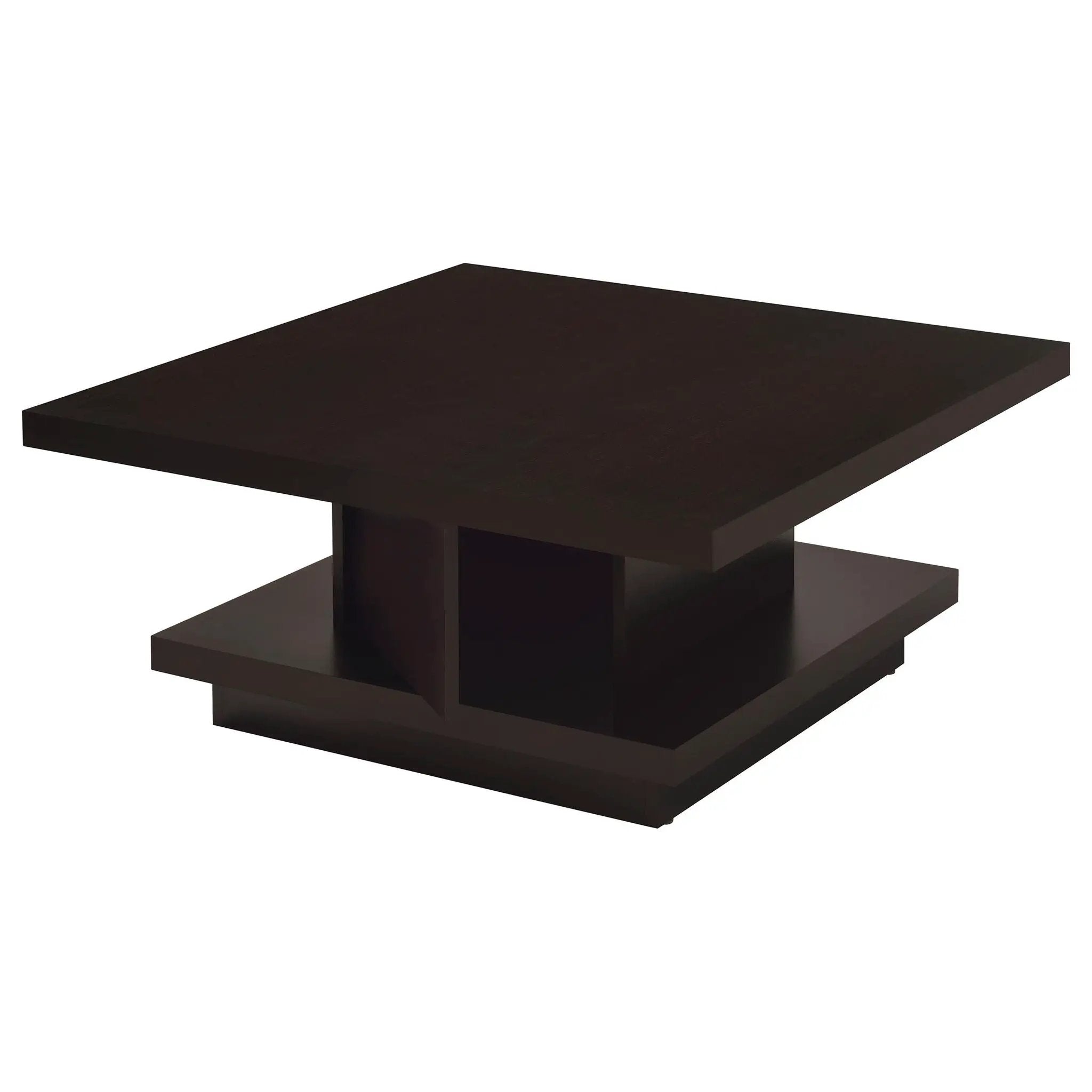 Reston 3-piece Square Coffee and End Table Set Cappuccino by Unique Piece Furniture