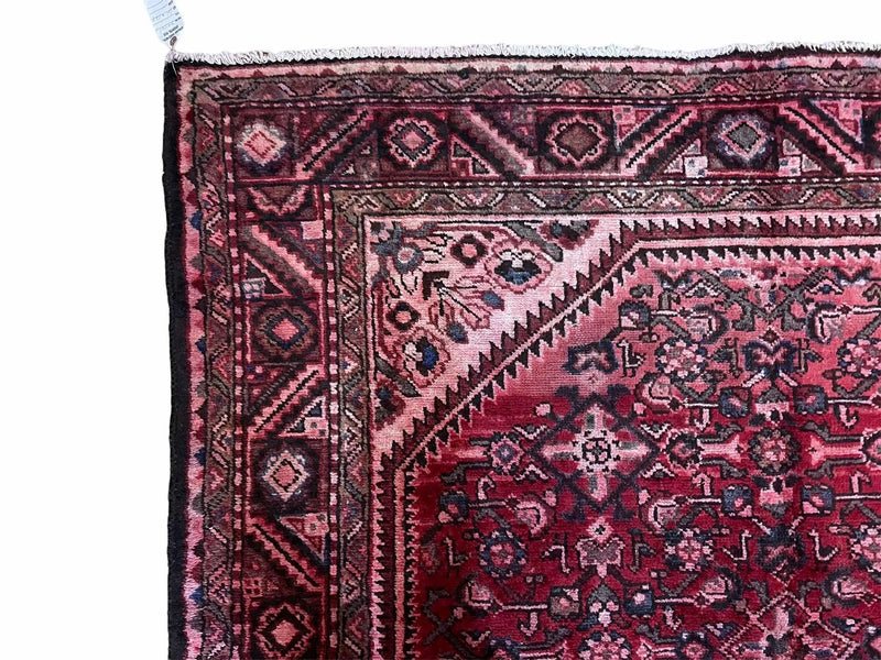 5.5 X 10 Antique Handmade Wool Tribal Gallery Rug All Over Red Runner Corridor by Jewel Rugs