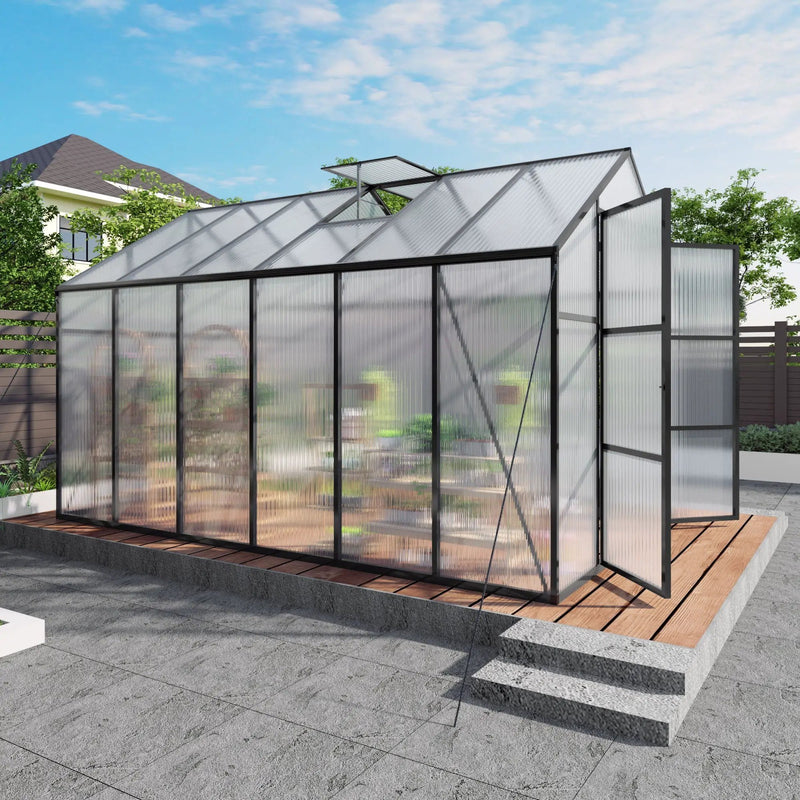 Gain Height Windproof house All Season Outdoor Garden Shelter by HouseOfZazla
