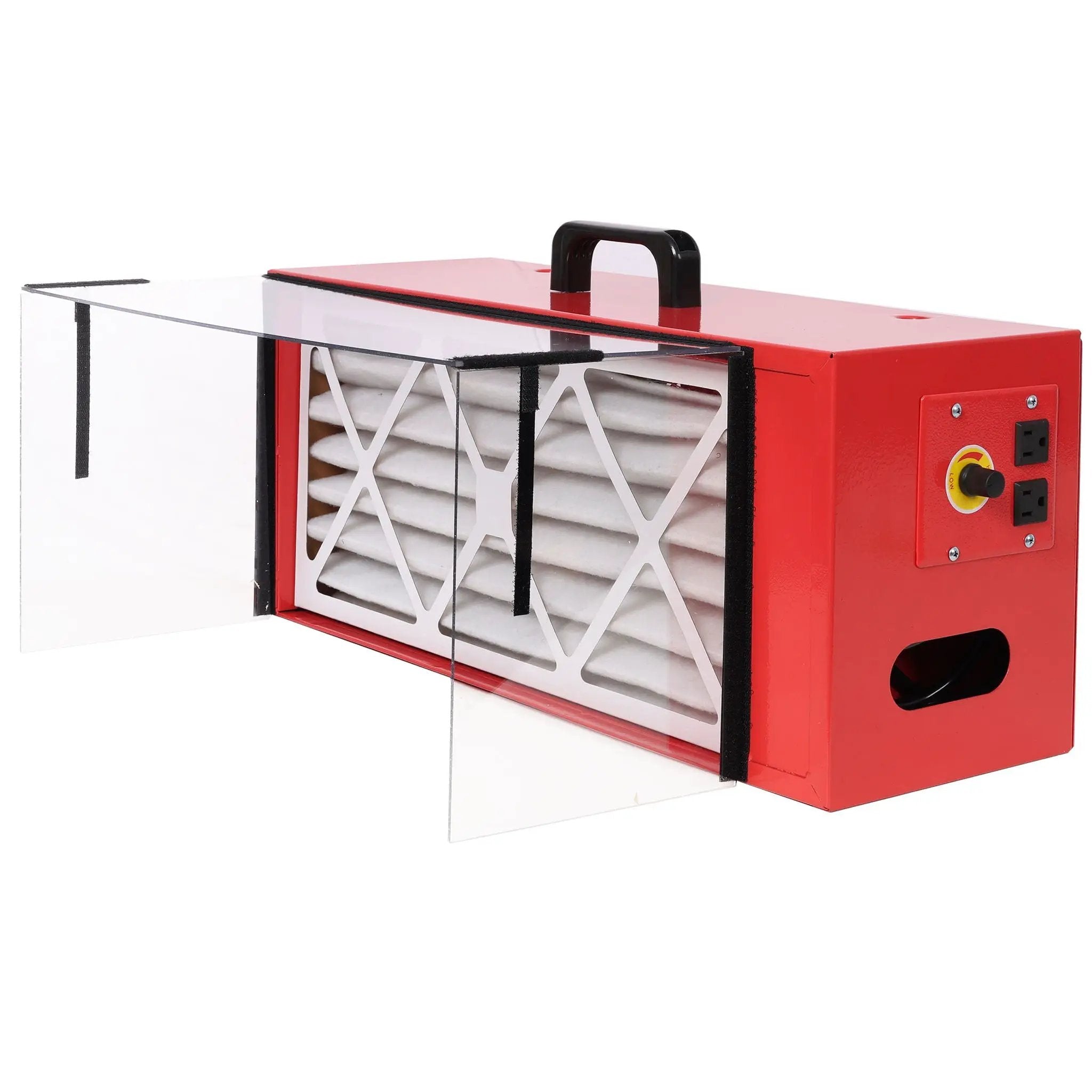 Portable Tabletop Dust Collector With HEPA Filter - Red by HouseOfZazla