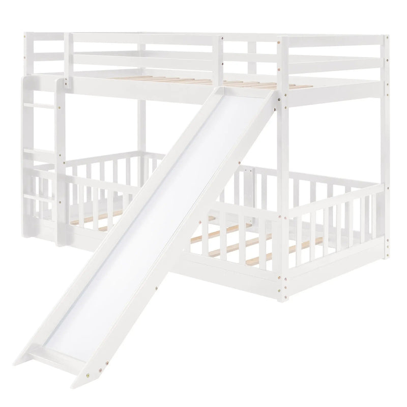 Functional Bunk Bed & Convertible Ladder And Slide by HouseOfZazla