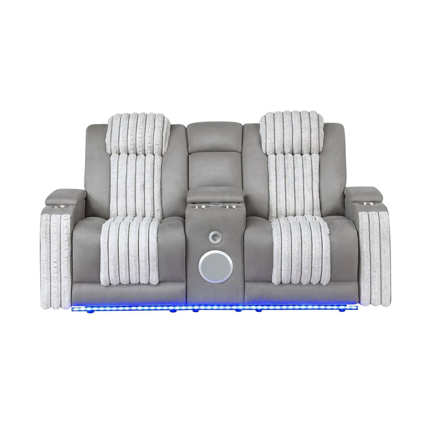 Duran - Power Reclining Loveseat With Power Headrest by HouseOfZazla