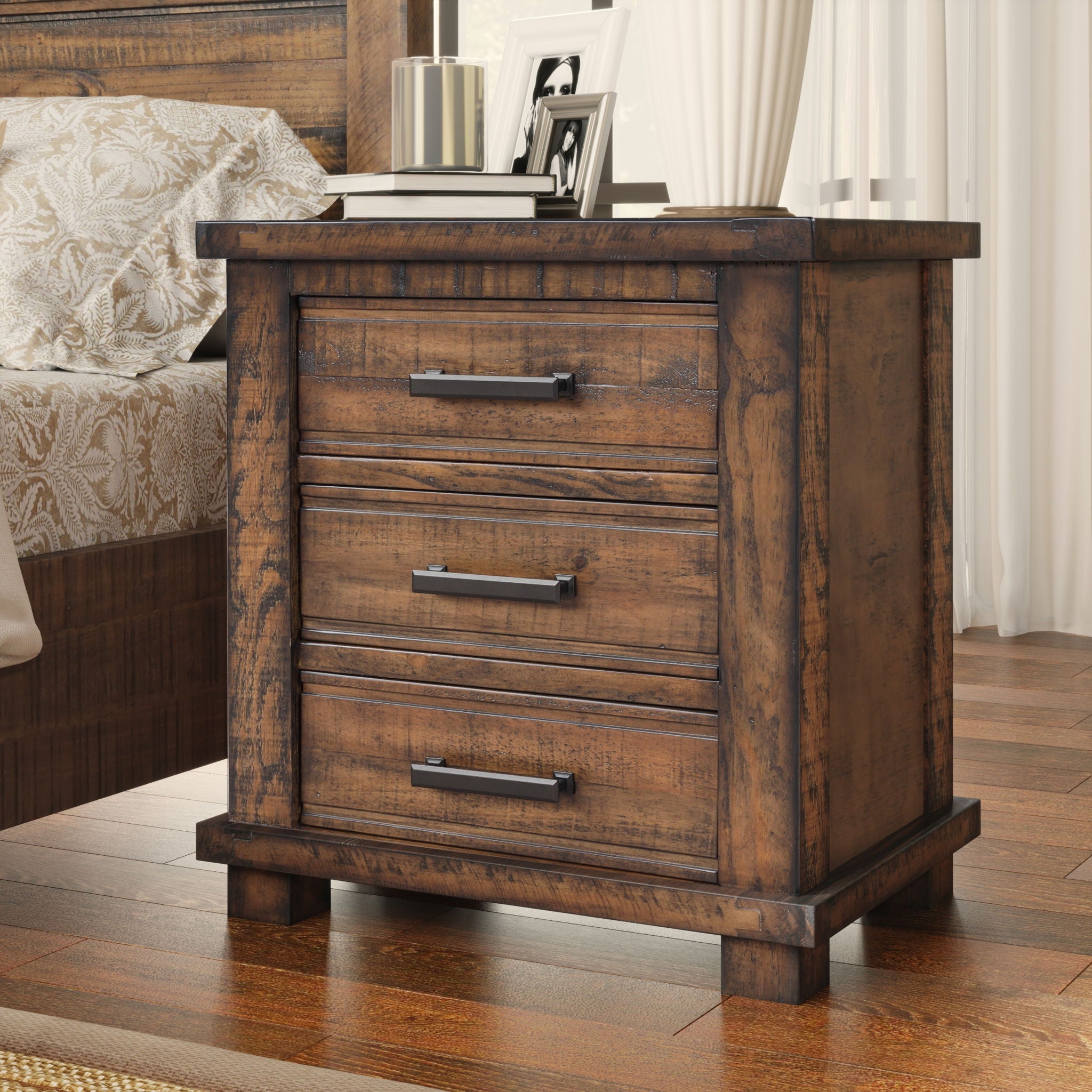 3 Drawer Nightstand by HouseOfZazla