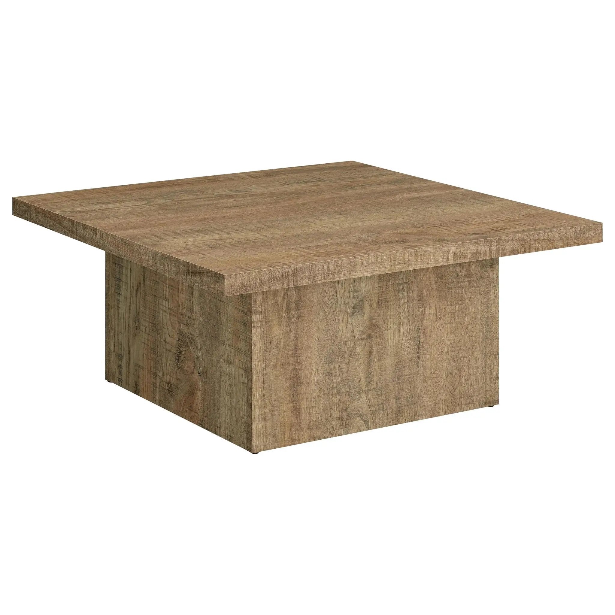 Devar 3-piece Square Coffee and End Table Set Mango by Unique Piece Furniture