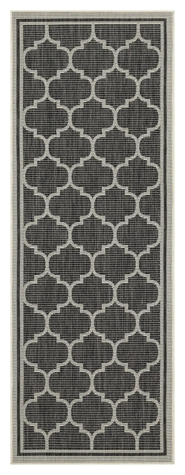Sunshine GC_HAR2005 Anthracite 5 ft. 3 in. x 7 ft. 3 in. Area Rug by HouseOfZazla