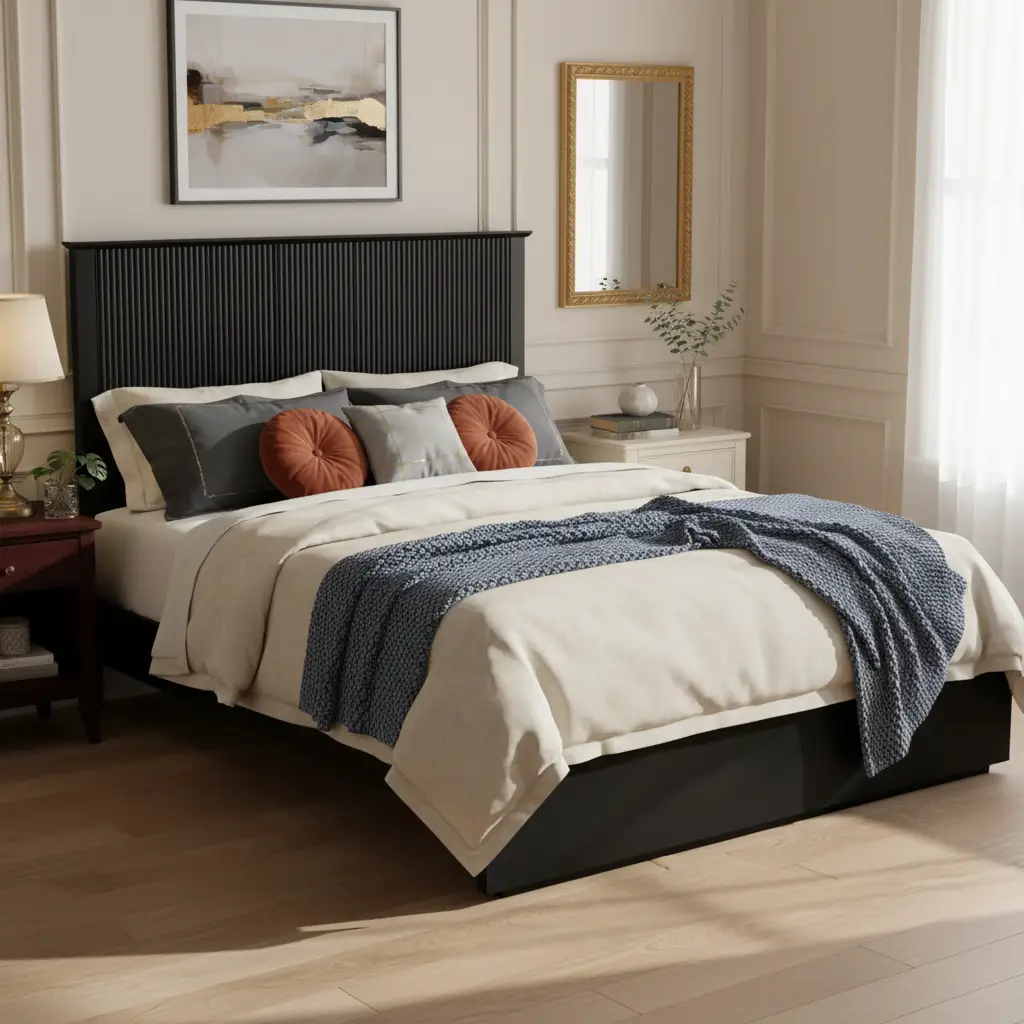 Stylish King Size Bed Frame by HouseOfZazla