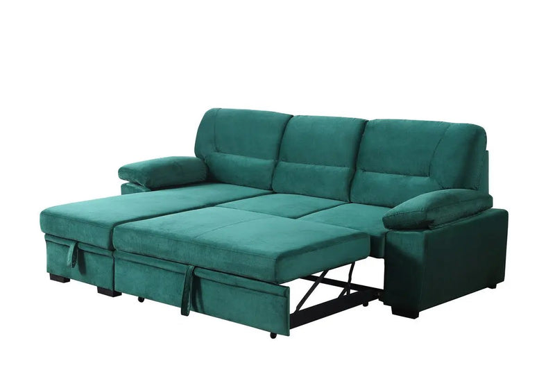 Kipling - Reversible Sleeper Sectional Sofa Chaise by Unique Piece Furniture