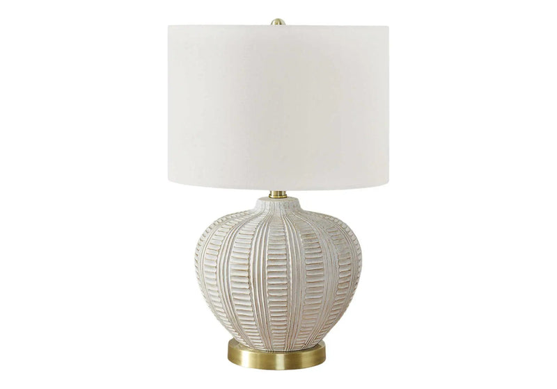 Transitional Lighting, Table Lamp, Resin - Cream by Unique Piece Furniture