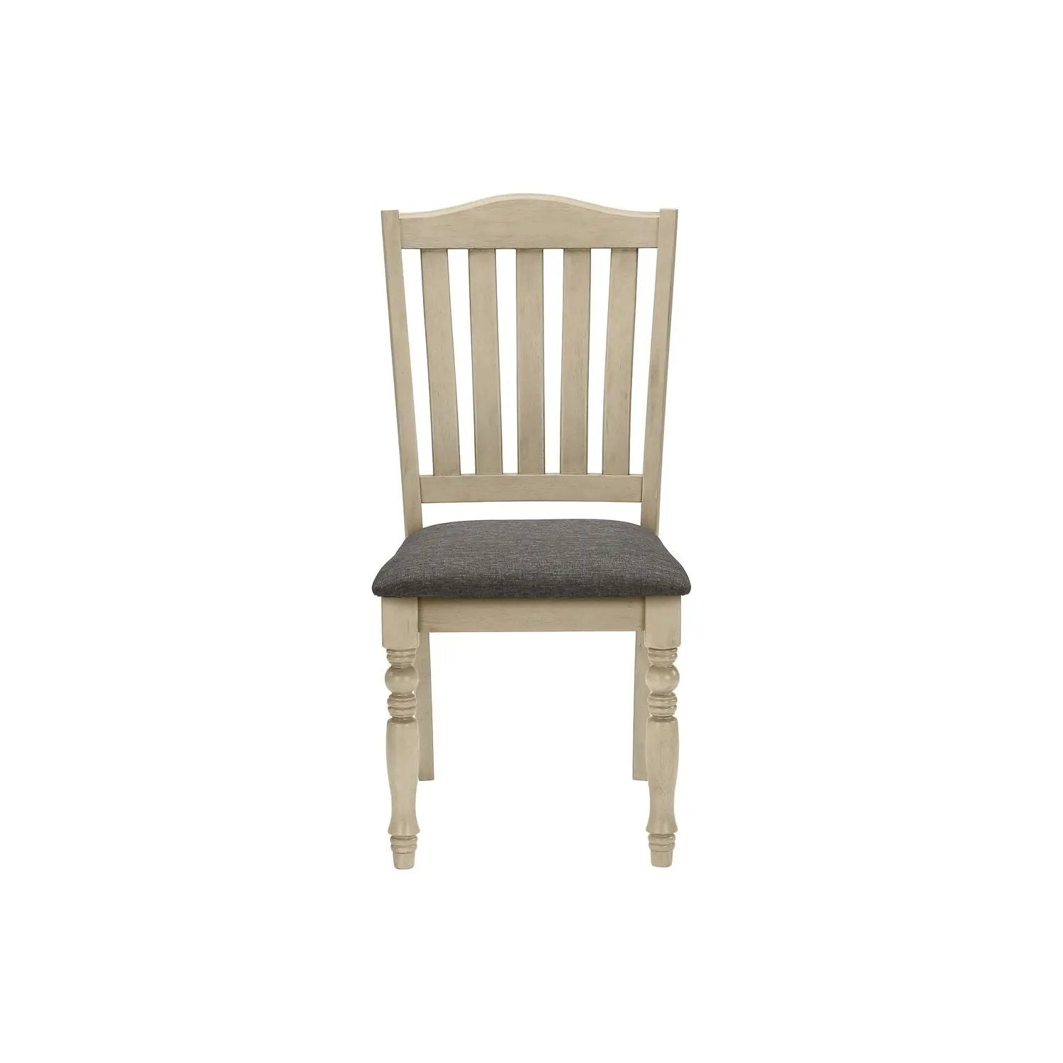 Dining Chair, Upholstered, Side, Transitional (Set of 2) - Gray by Unique Piece Furniture