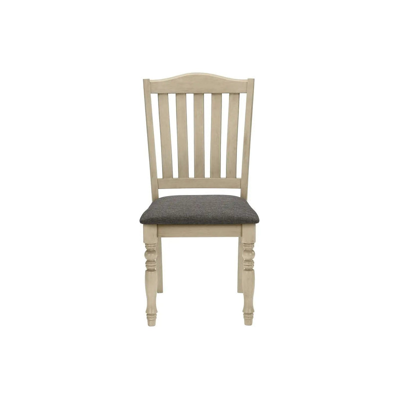 Dining Chair, Upholstered, Side, Transitional (Set of 2) - Gray by Unique Piece Furniture