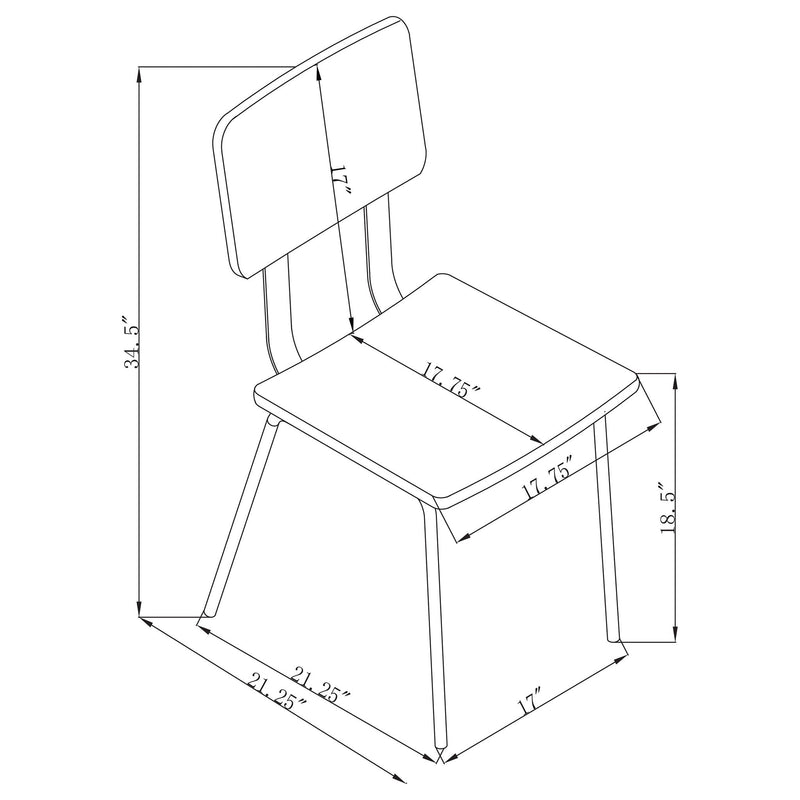 Bixby - Upholstered Dining Side Chair (Set of 2) - White