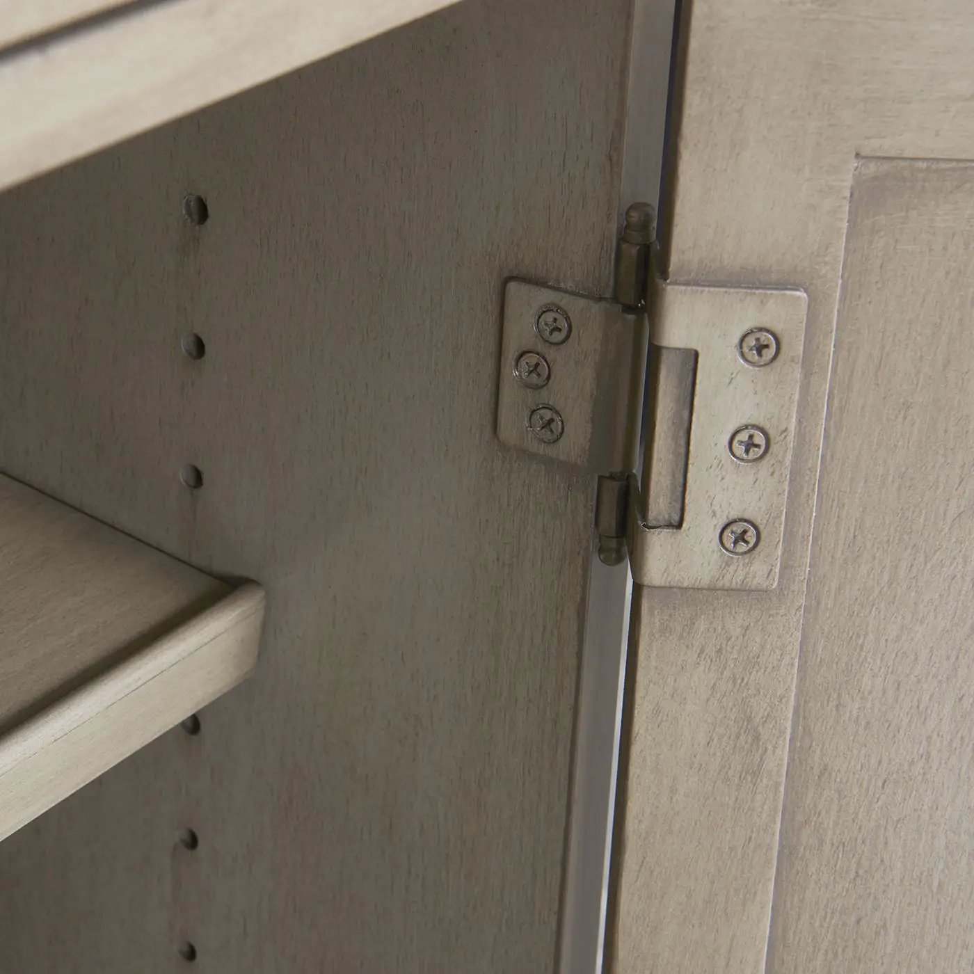 Dauphin - Handpainted Entryway Storage Cabinet - Gray Cashmere by Unique Piece Furniture
