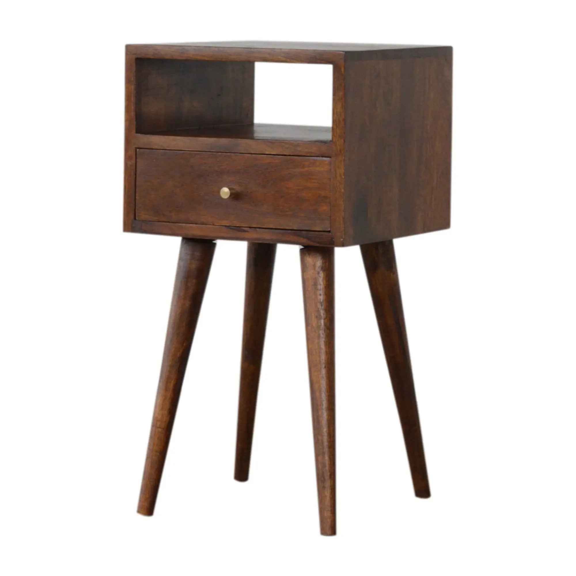 Solid Wood Mini Nightstand by HouseOfZazla