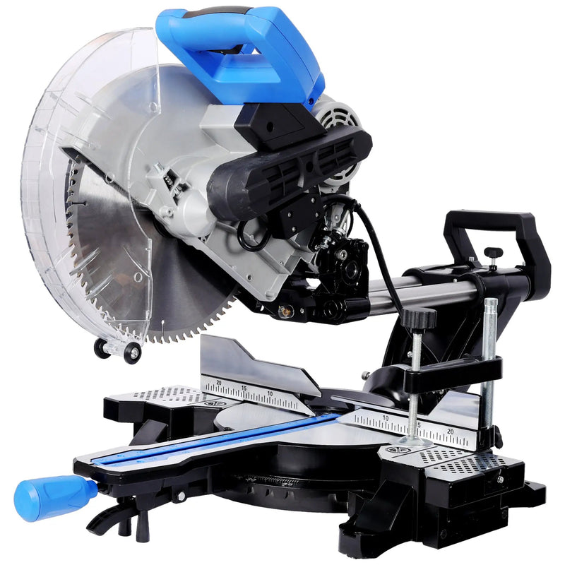 12 Inch Dual Bevel Sliding Miter Saw with Laser Guide by HouseOfZazla