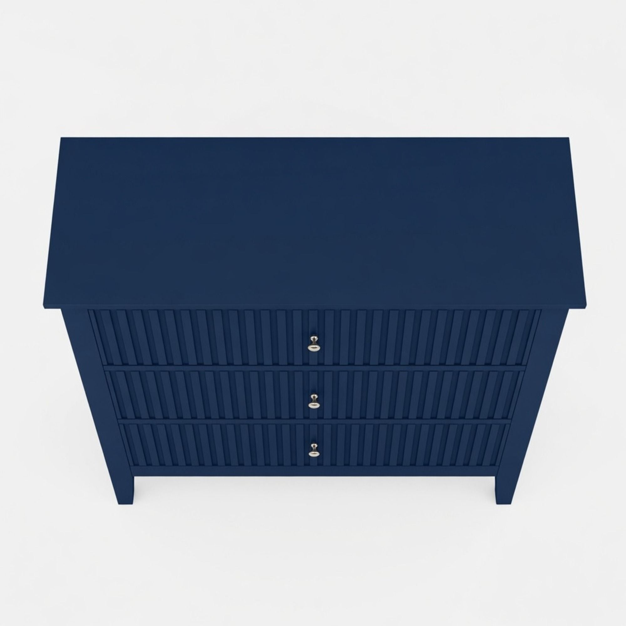 Fluted 3 Drawer Nightstand With Soft Close Slides by HouseOfZazla