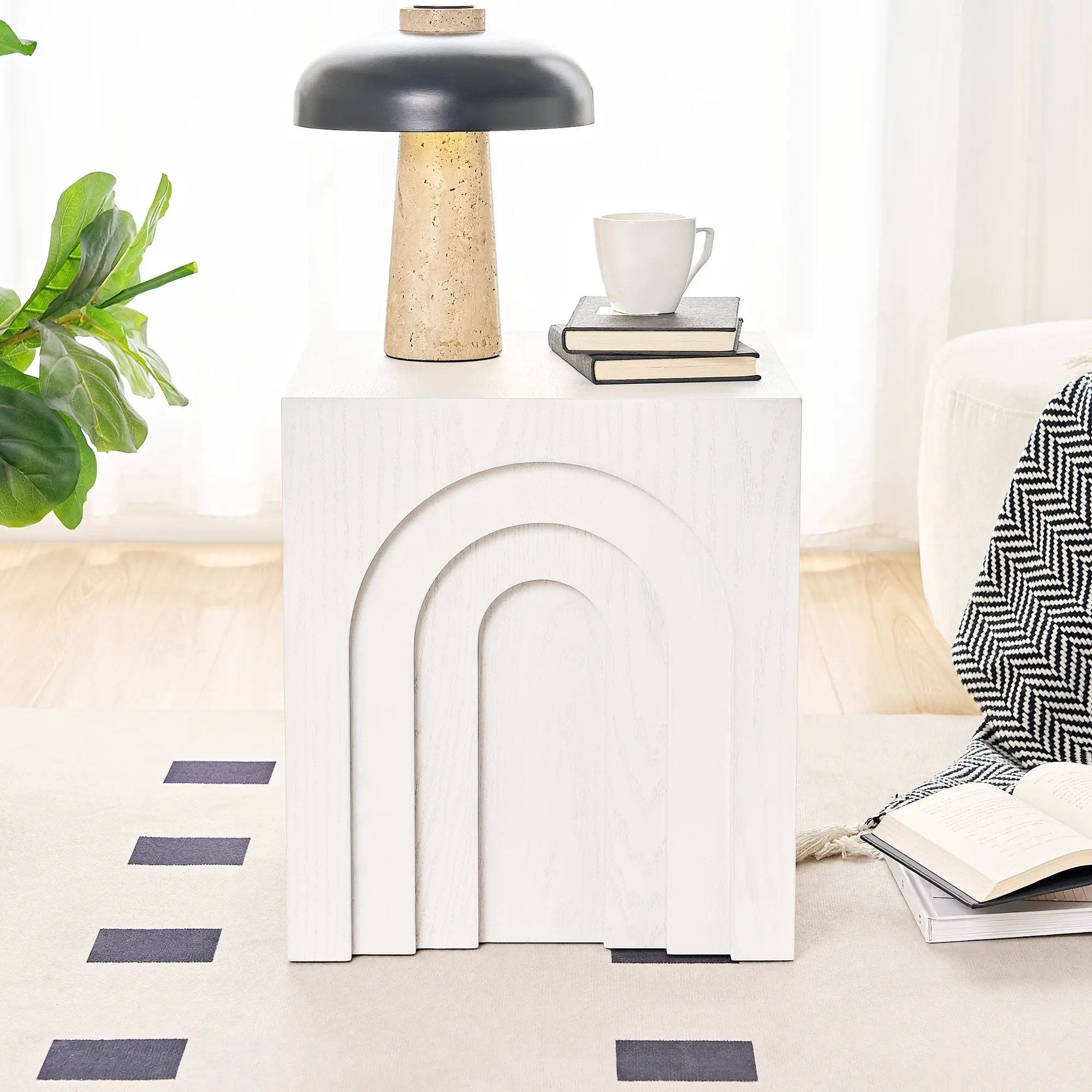 15.74'' Square Side Table by HouseOfZazla