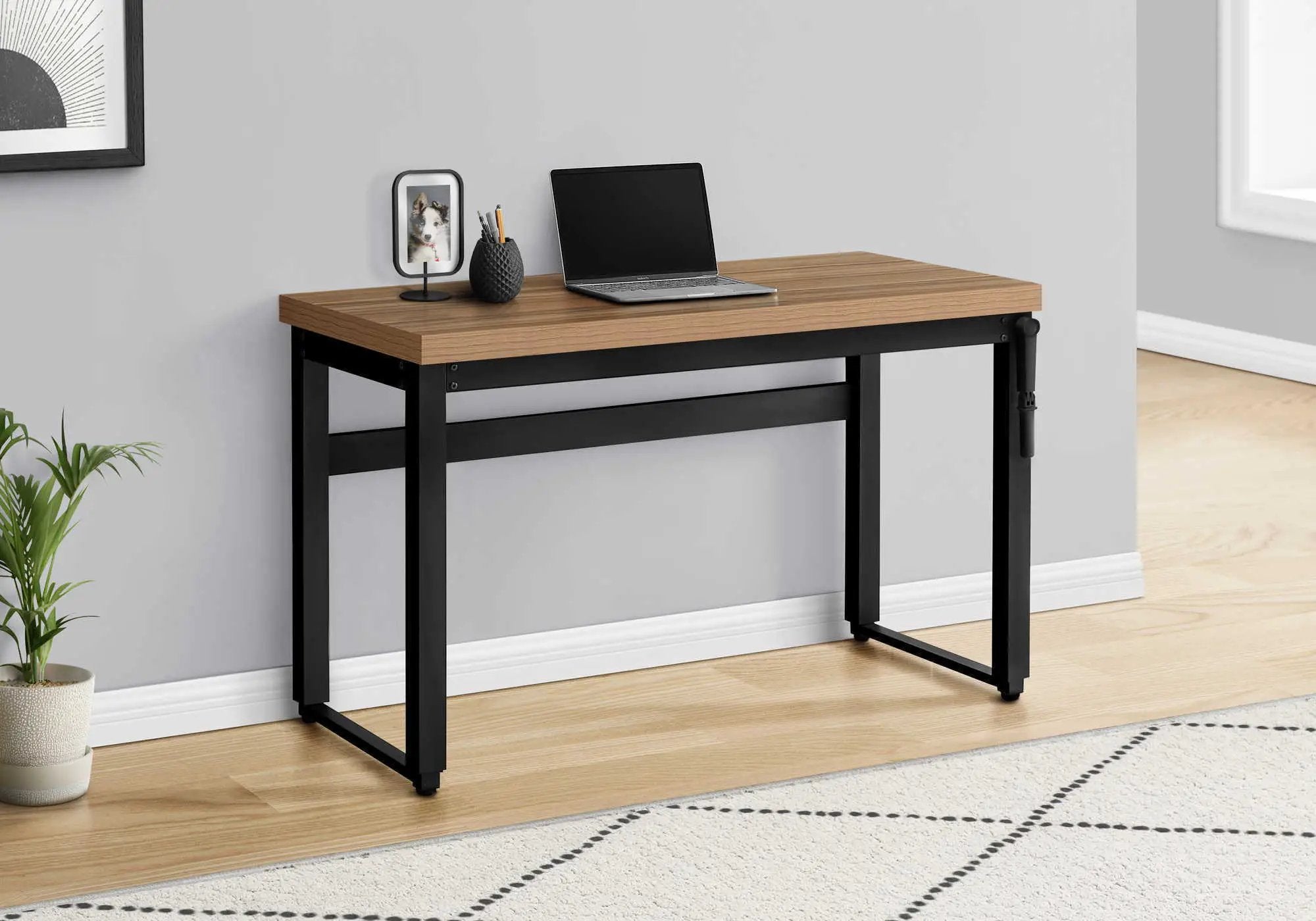 Computer Desk, Home Office, Standing, Adjustable, Laptop, Contemporary & Modern by Unique Piece Furniture