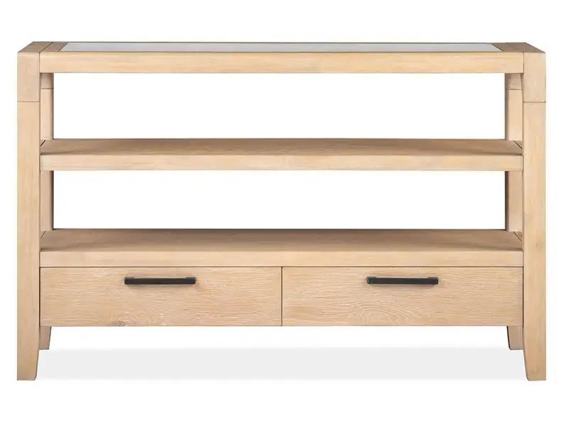 Somerset - Open Buffet - Butternut and Omari Natural by Unique Piece Furniture