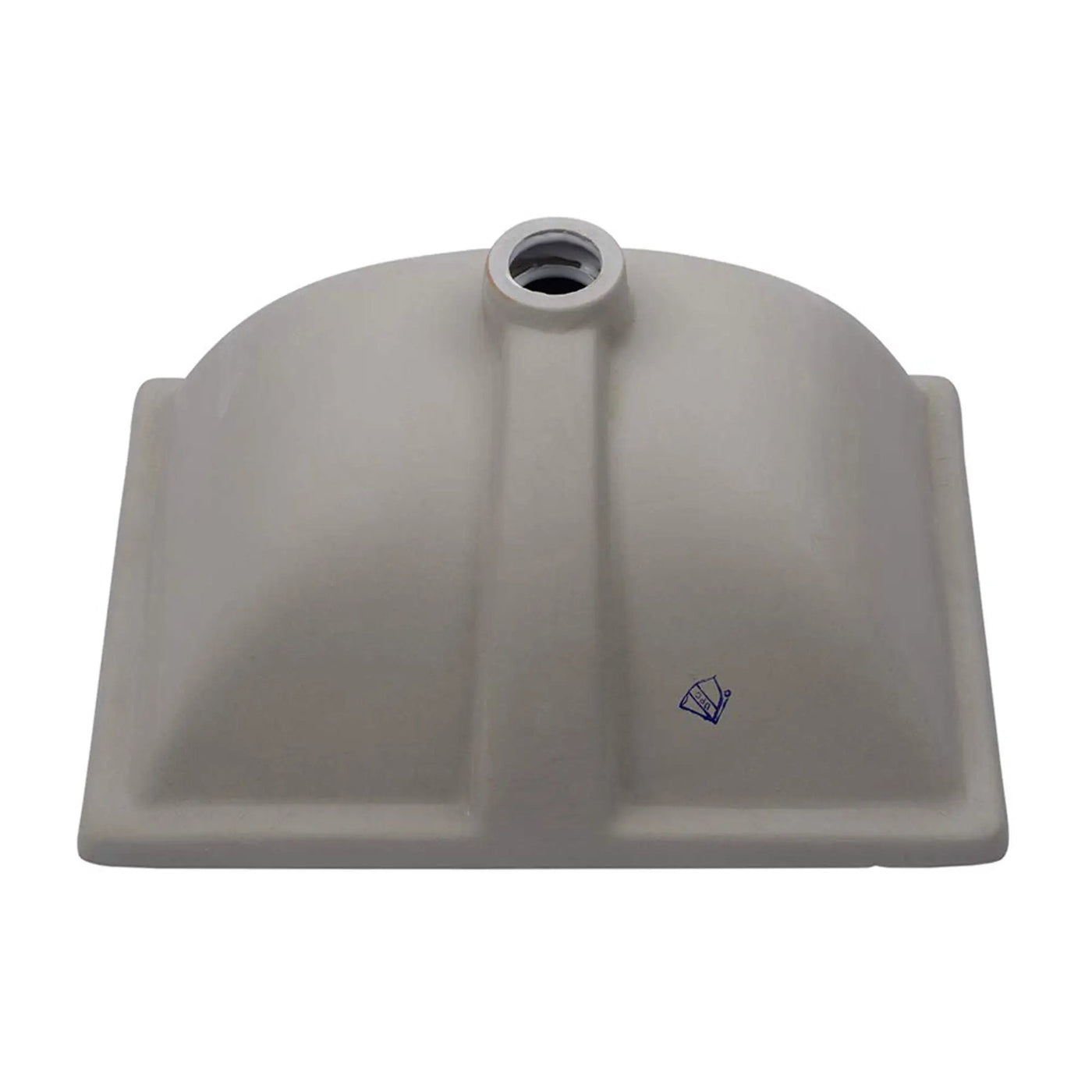 European Style Ceramic Rectangular Undermount Bathroom Sink With Overflow by HouseOfZazla