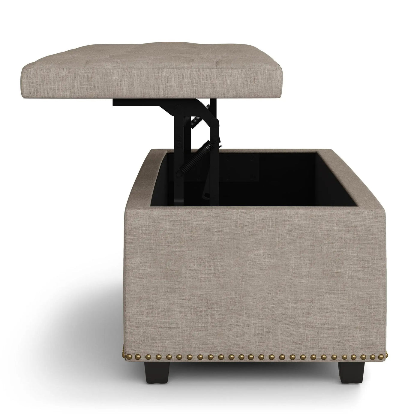 Hamilton - Upholstered Lift Top Rectangular Storage Ottoman by Unique Piece Furniture