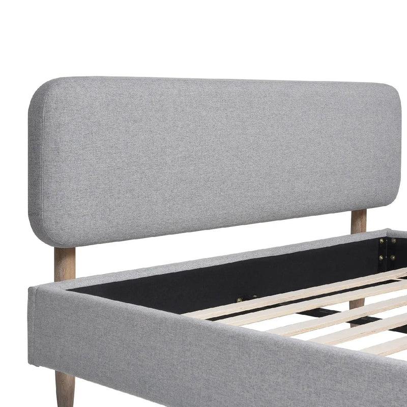 Diego - Low Upholstered Platform Bed by Unique Piece Furniture
