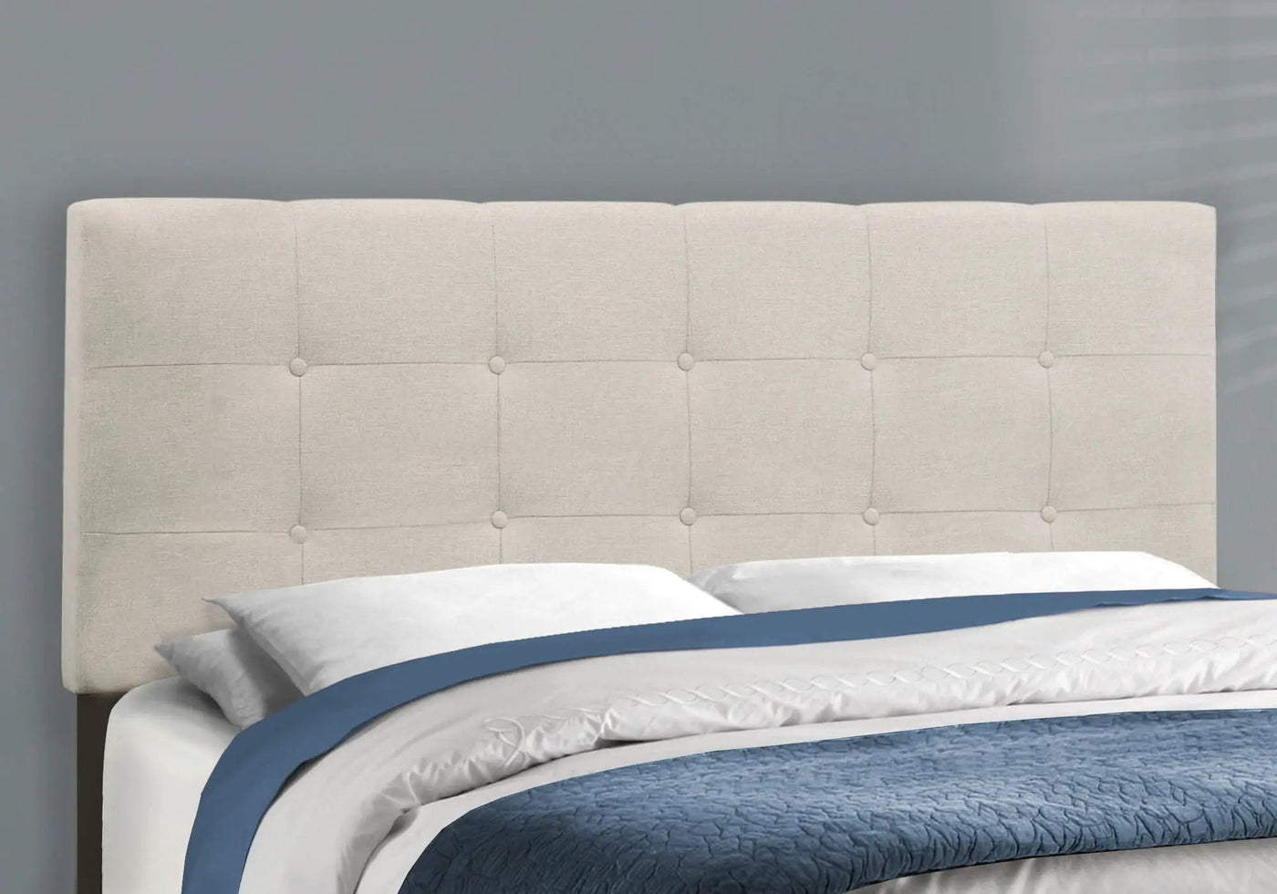 Transitional Upholstered Bed Frame by HouseOfZazla