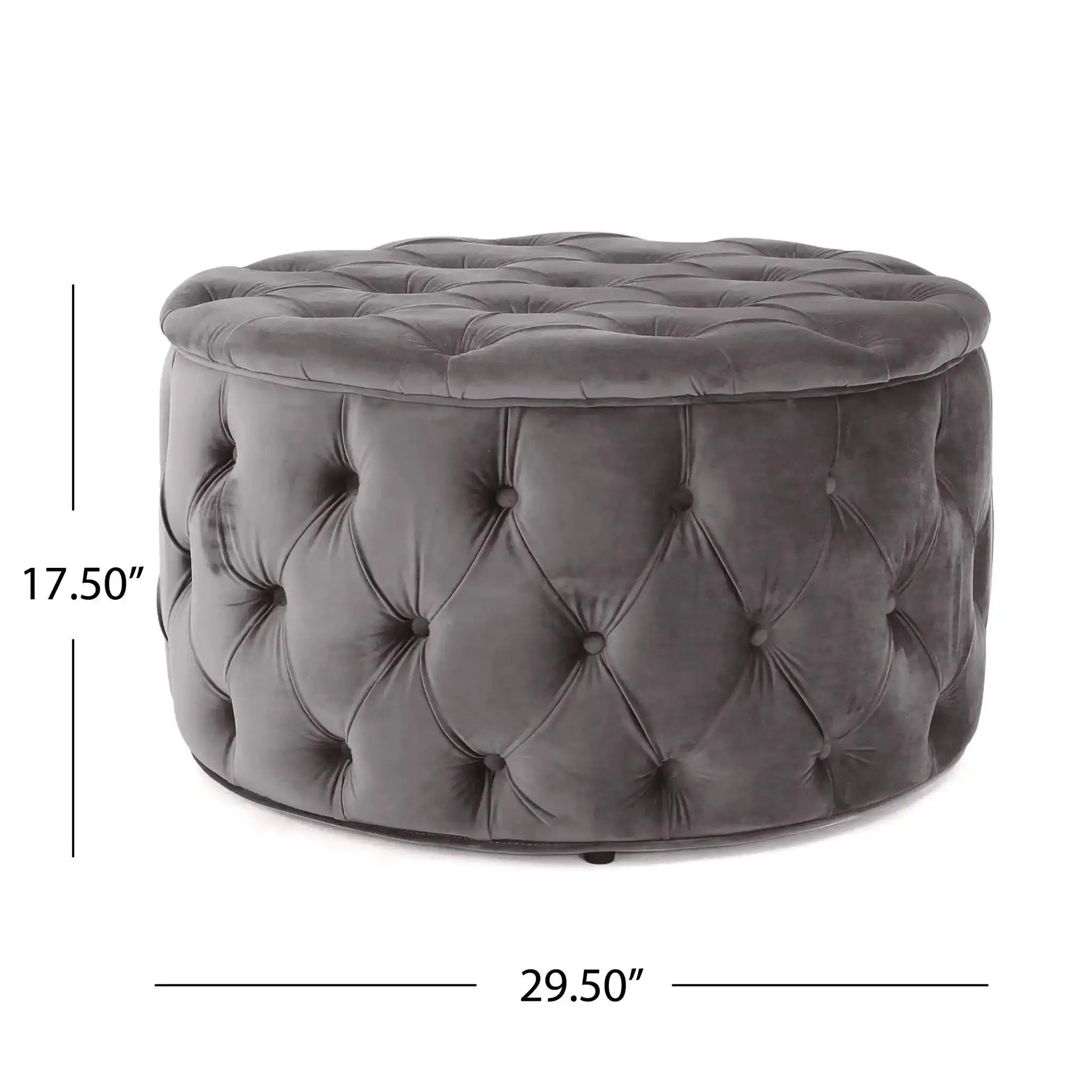 Modern Glam Ottoman Velvet by HouseOfZazla
