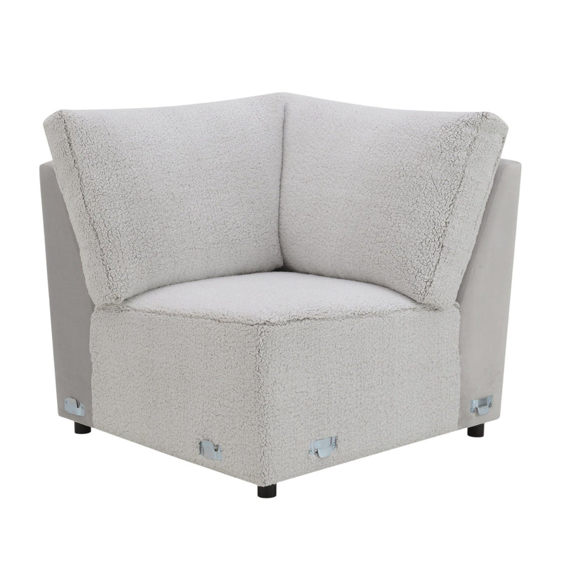 Tarrance - Modular Power Recliner Sectional - Gray by HouseOfZazla