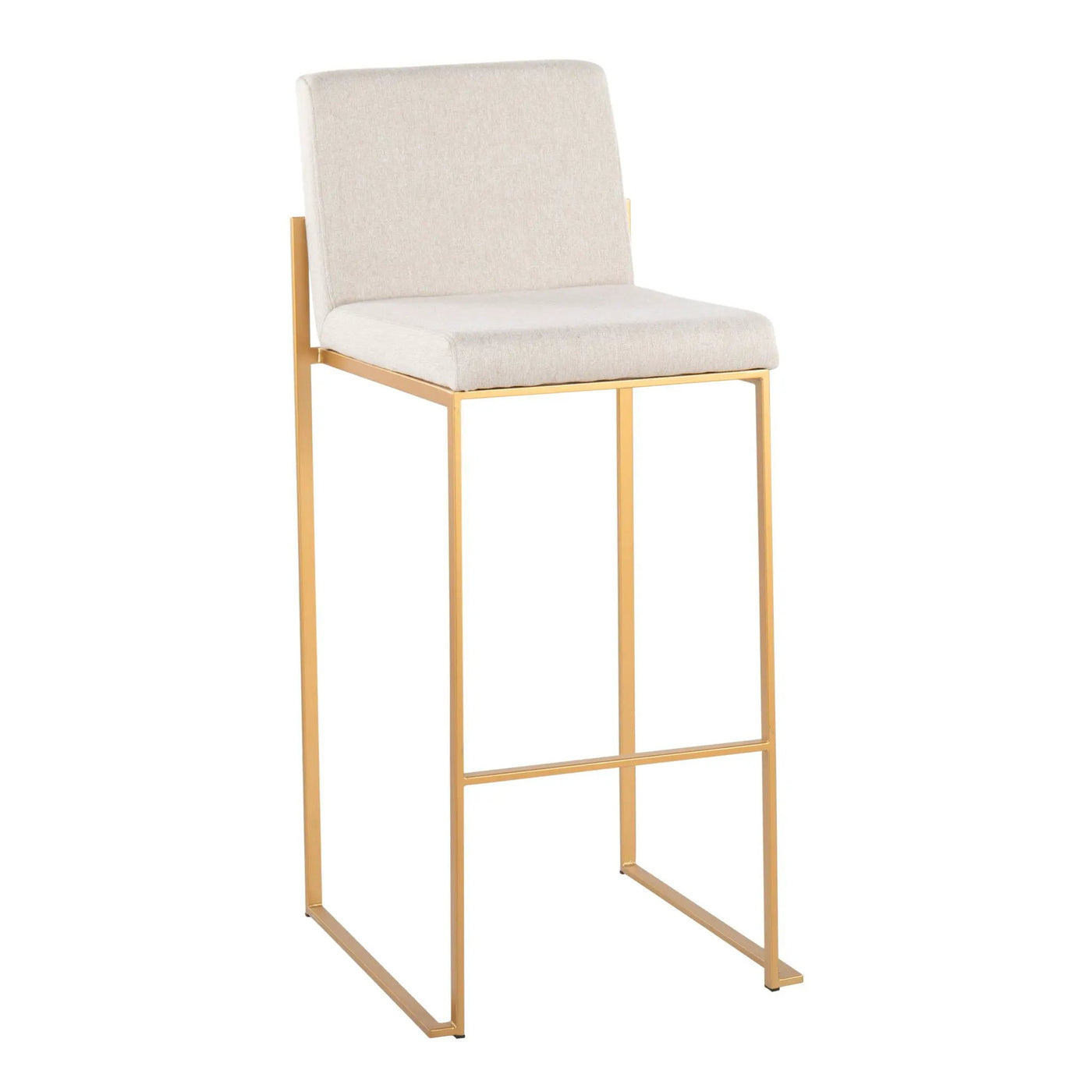 Fuji - Contemporary Design High Back Barstool by HouseOfZazla