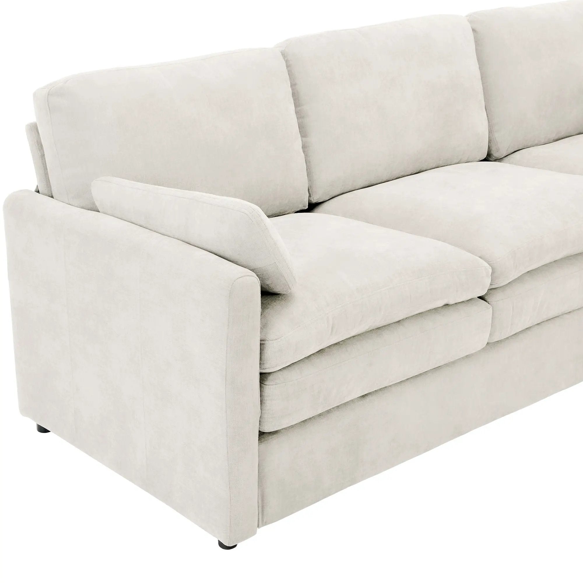 Cozy Upholstered Sofa Set For Living Room