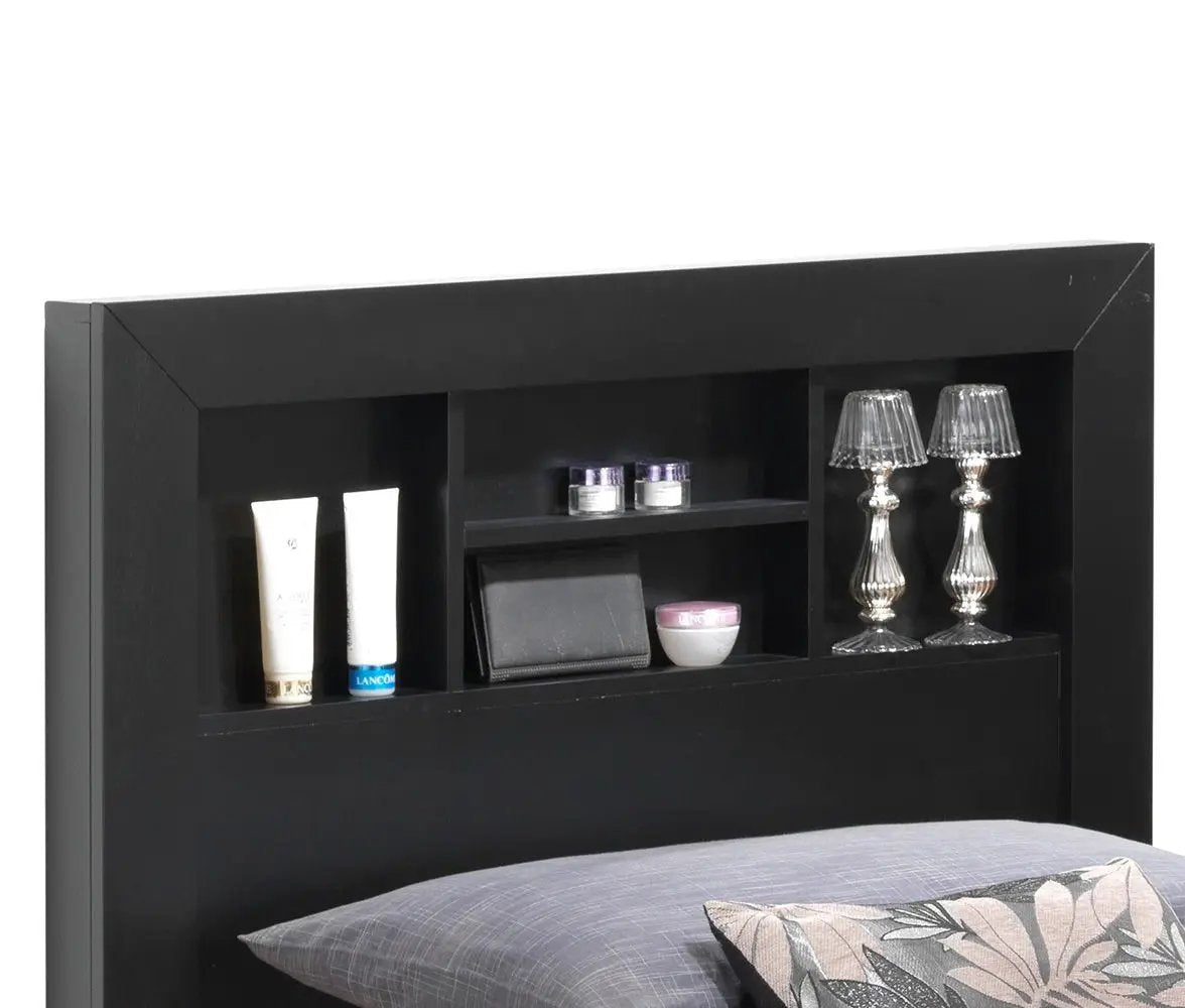 Bed With Transitional Design Stylish by HouseOfZazla