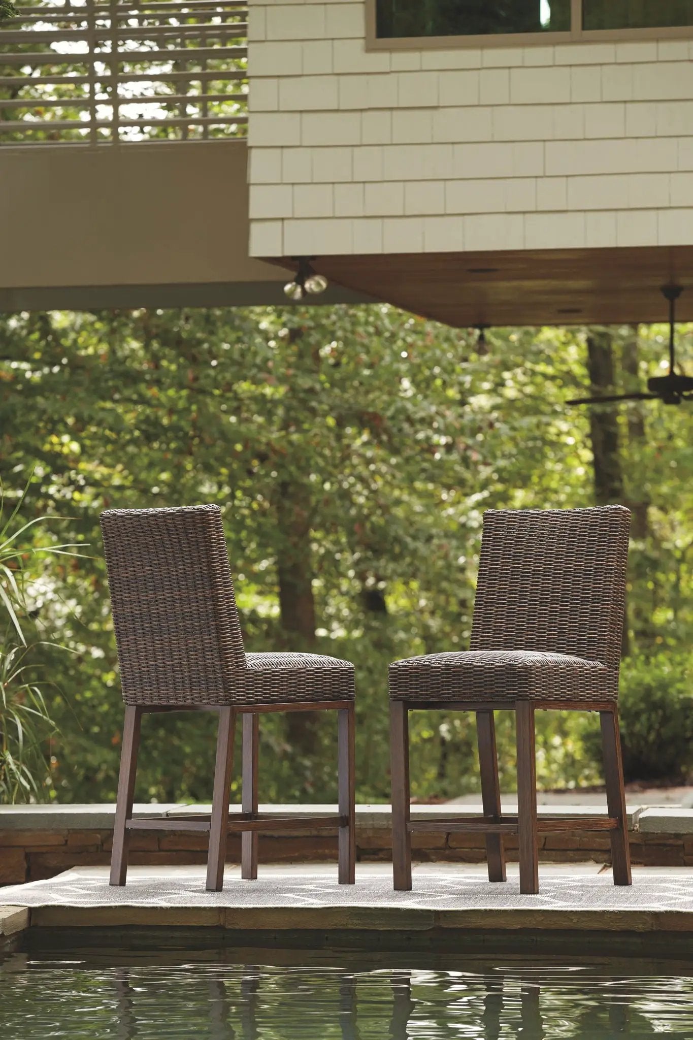 Paradise Trail - Outdoor Fire Pit Table Set by Unique Piece Furniture