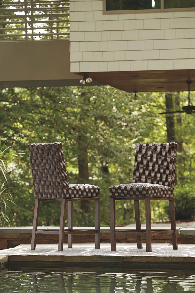 Paradise Trail - Outdoor Fire Pit Table Set by Unique Piece Furniture